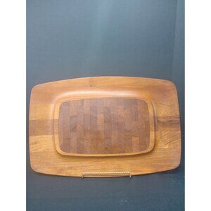 Vintage  Jens Quistgaard  Dansk Danish Mid Century Teak Large Butcher Block Chee
